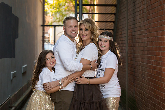 Downtown Bryan Family Portrait